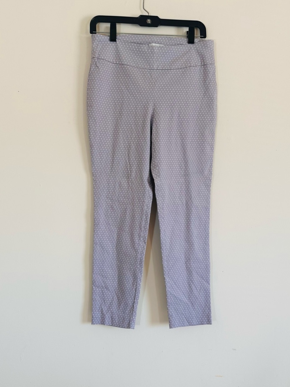 VanHeusen Polkadot Pixie Ankle Pants pull on Size 8